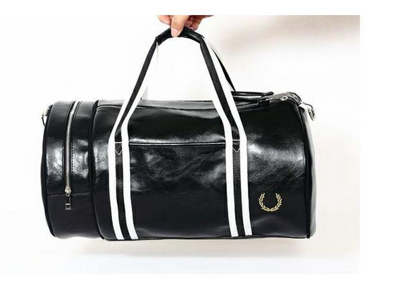 Large Capacity Trendy Travel Handbag: Round Barrel Style for Women & Men - Casual Tote & Gym Sports Bag
