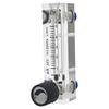 94mm 106mm Height Water Gas Air  Float Flowmeter Panel Type Rotameter With Control Valve