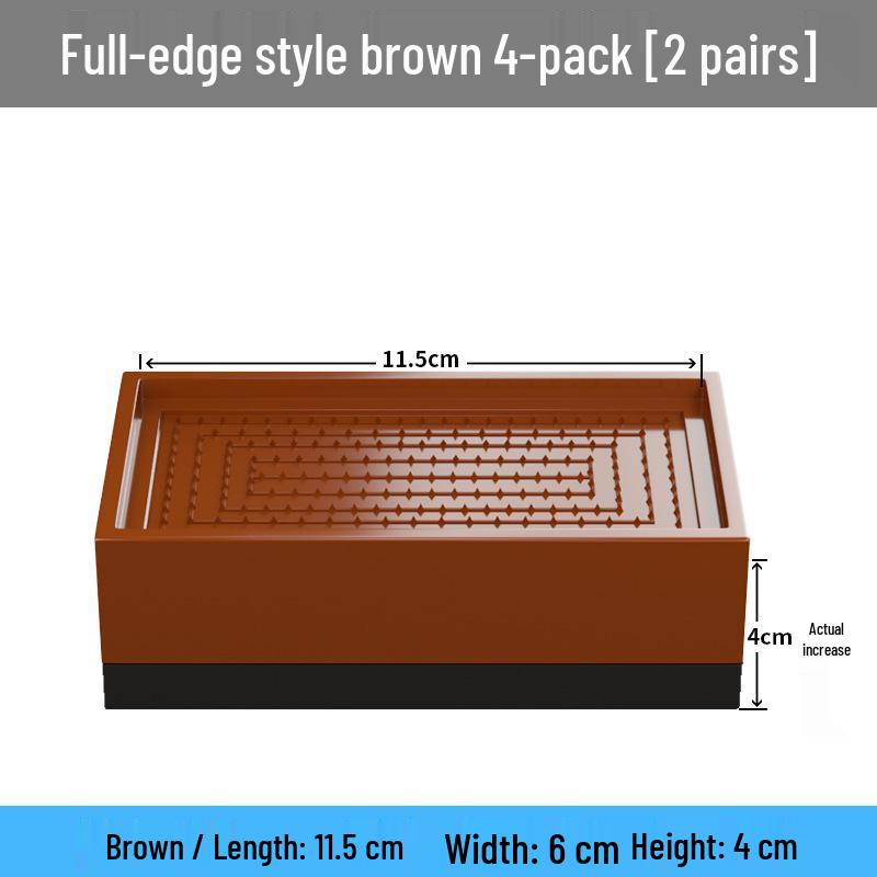 "Non-Slip Furniture Leg Pads: Height-Boosting Support for Tables & Sofas"