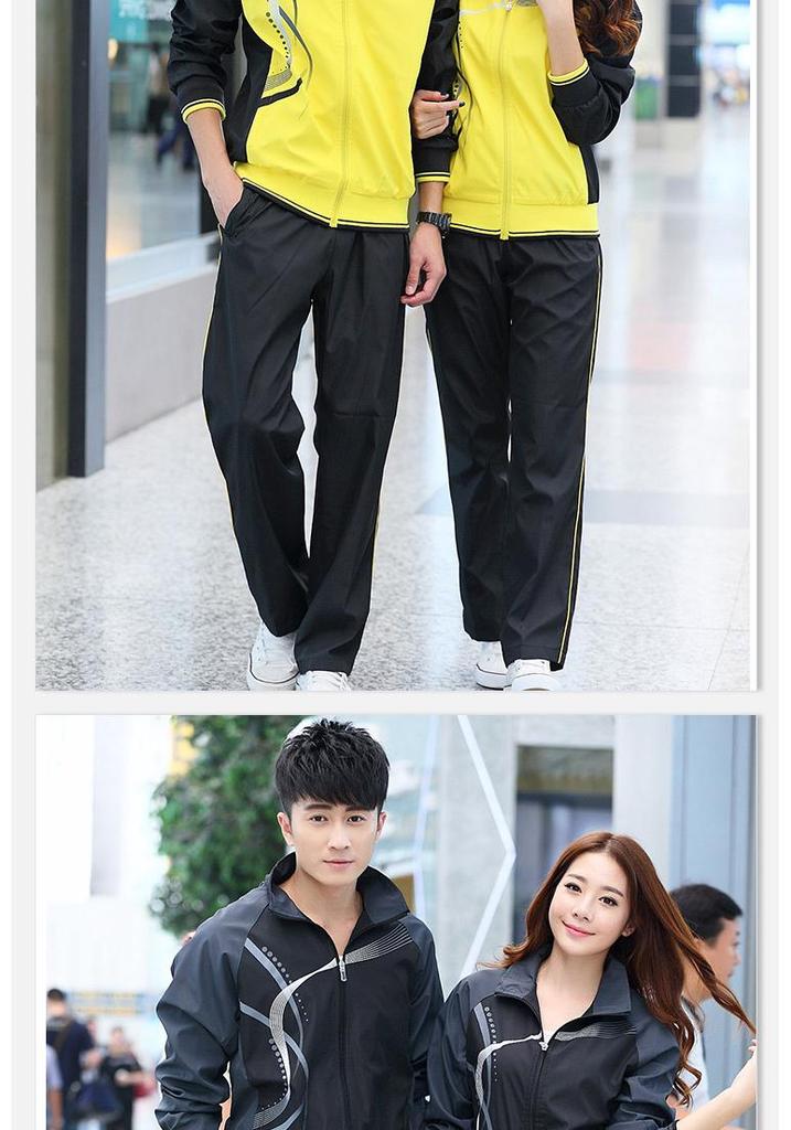 Unisex Casual Sportswear Set: Spring & Autumn Class/Group Uniform