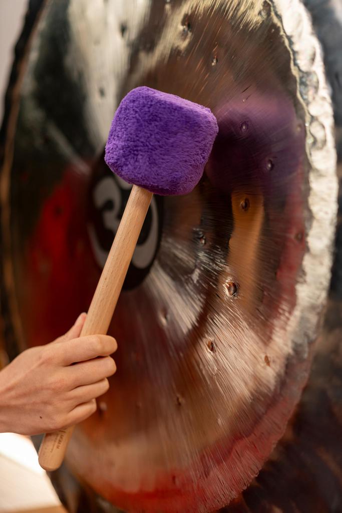 MEINL Sonic Energy Collection Mallet for Gongs, Medium, Lavender, Made In Germany, MGM-M-L [Official Japanese Product]