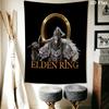 Elden Ring Crown Wall Hanging Printed Fabric Blanket Decorative Tapestries for Bedroom Living Room Home Decor
