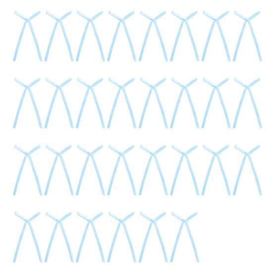 30 Pcs Bow Cake Topper Ribbon Bow Cupcake Toppers Birthday Party Bowknots Decoration for Bridal Wedding Party Supplies
