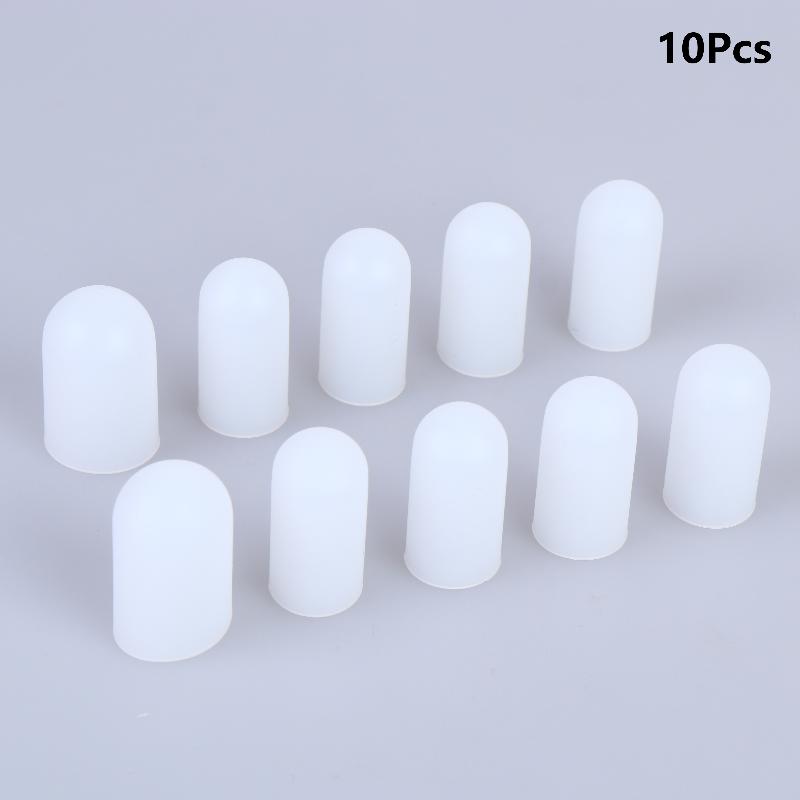 5/10Pcs Silicone Finger Protectors Heat Resistant Anti Slip Anti Scalding Antistatic Finger Cots Single-Finger Transparent Cover