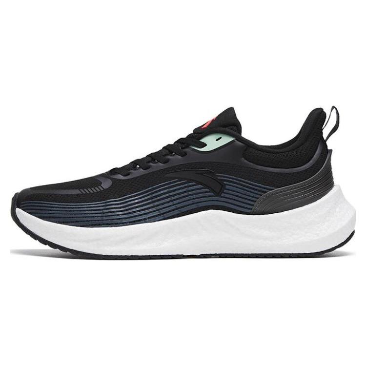 

Anta Martian Foam Cushioning Slip Resistant Abrasion Resistant Low top Running Shoes Men s Black Shadow Green 112315585-3 40