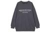 Sweatshirts Men's Gray Crew Neck Moderate Regular HZ7018