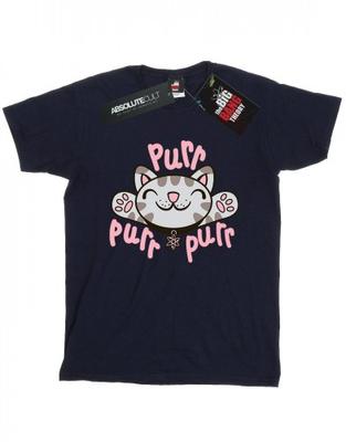Dámské/Ladies Soft Kitty Purr Bavlněné Boyfriend tričko Teorie velkého třesku