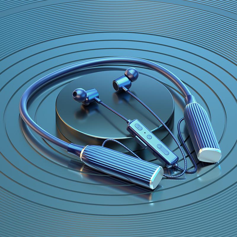 2025 K1689 Neckband Bluetooth 5.3 Earphones: Wireless In-Ear Stereo Sound for Running & Sports