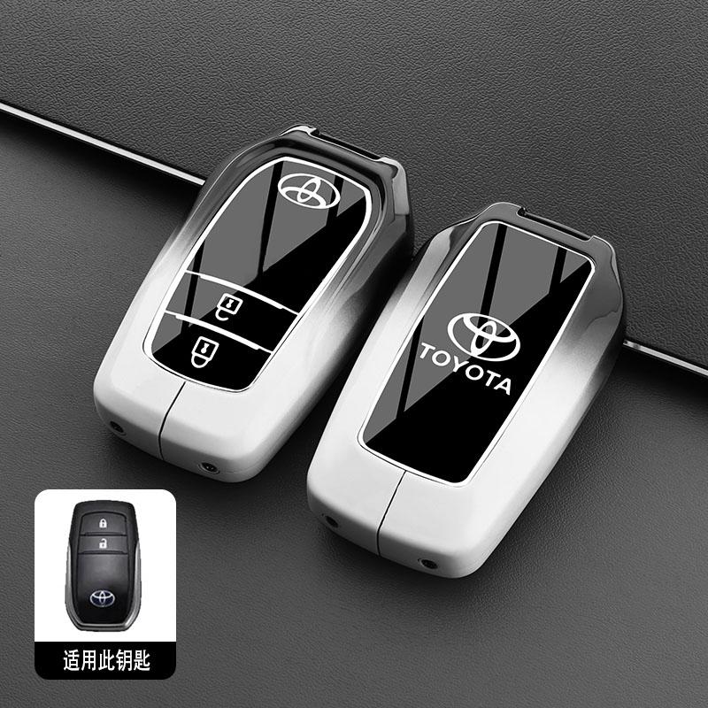 AOR1 Alloy Car Remote Key Case Cover Protective Shell Bag for Toyota Prius Camry Corolla CHR C-HR RAV4 Altis Land Cruiser Prado Avalo