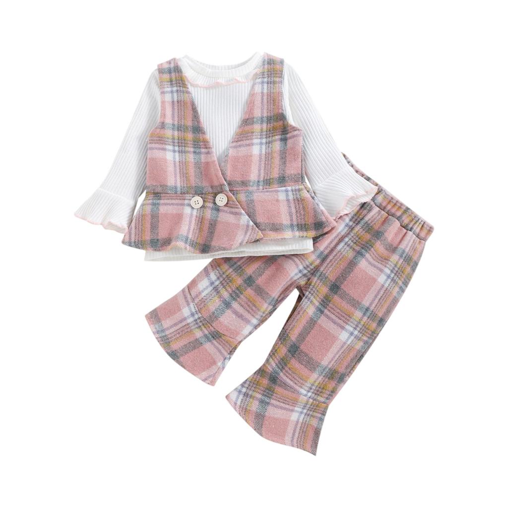 Kids' Long-Sleeve Top Set - Casual, Stylish & Versatile Children's Outfit