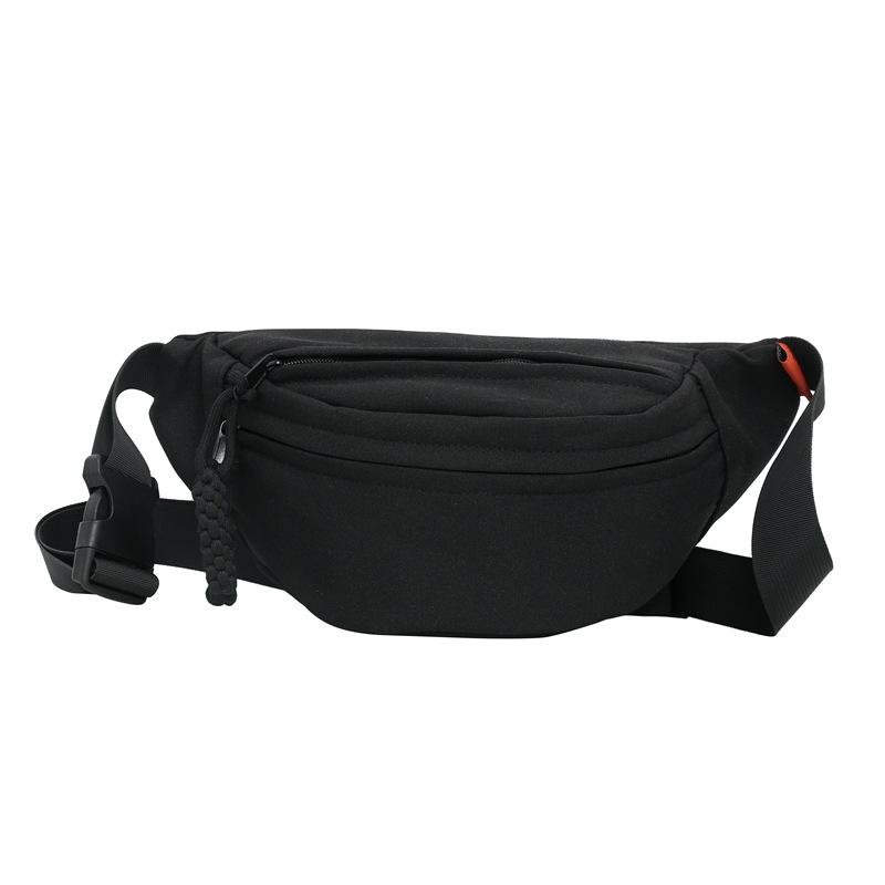 Korean Version of The Simple Messenger Bag New Fashion Summer Large Capacity Bag Sports Joker Small Chest Bag Japanese Women's Pockets.