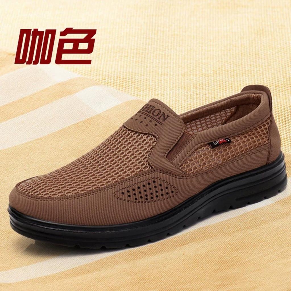 Old North Cloth Shoes Men's Casual Shoes Summer Breathable New Sandals the Elderly Shoes Dad Shoes Mesh Shoes Men