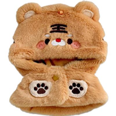 Flauschiges Tierkostüm für 10cm Tiger Stofftier Kostümzubehör Otaku Puppe Maskottchen Kpopdoll Kostüm [gebraucht]