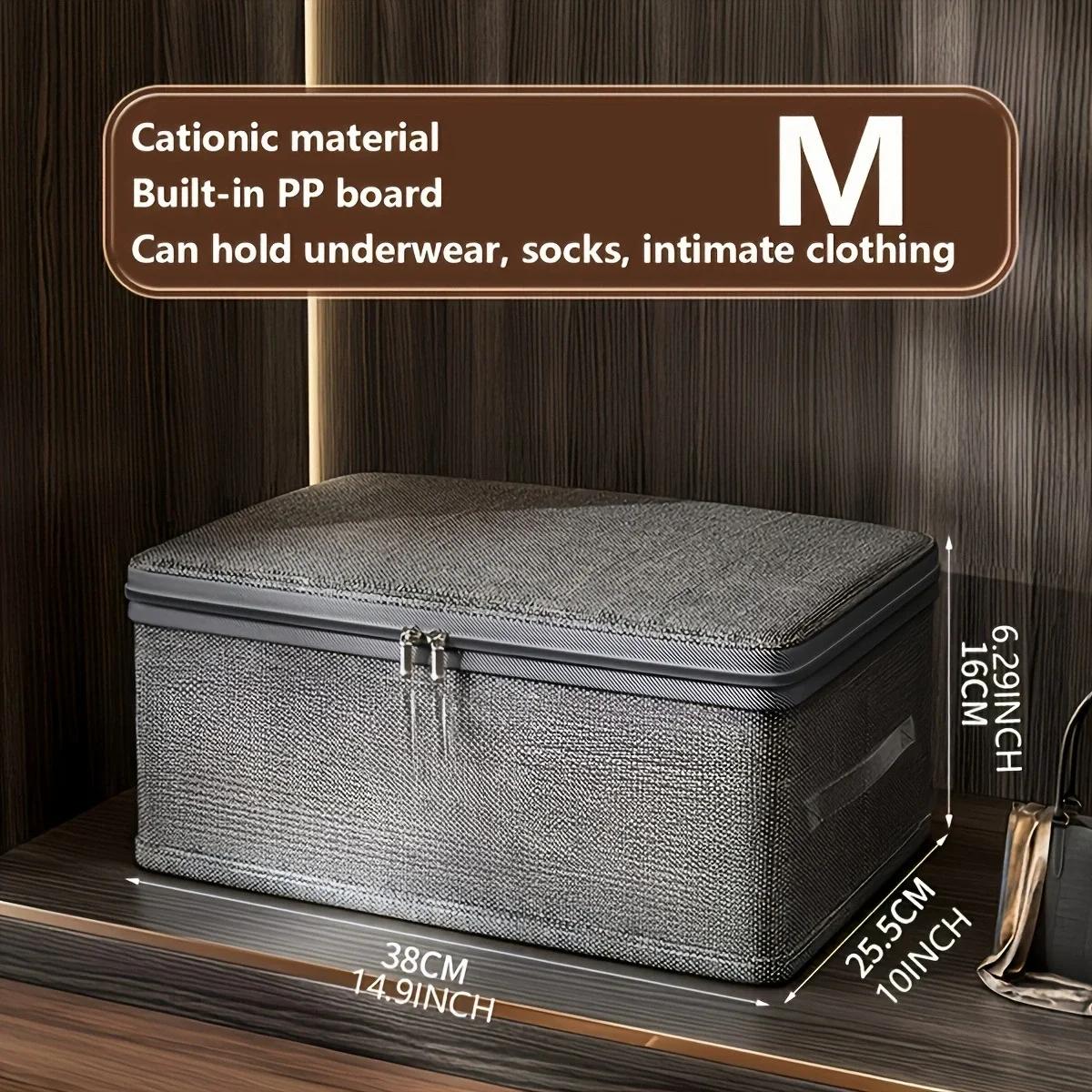 

Многофункциональный ящик с , Ящик для хранения одеял большой вместимости Ящик для хранения бюстгальтеров Органайзер для нижнего белья