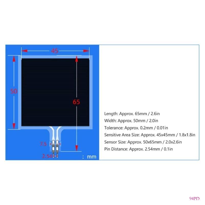 94PD Polymer Piezoelectric Film Piezoelectric Film Micro Force Triggers