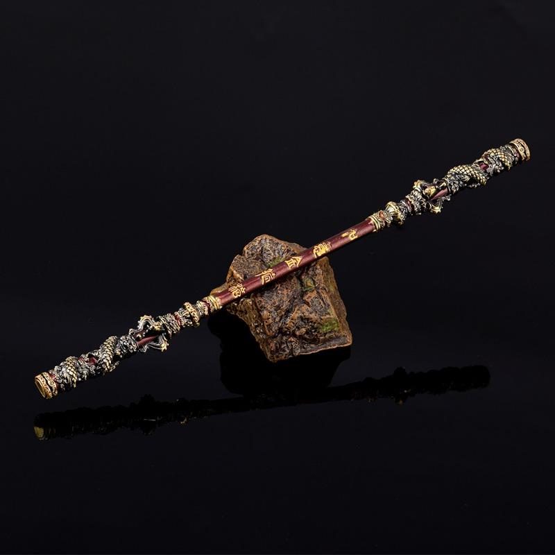 22cm Golden Cudgel Black Myth: WuKong Game Peripherals Monkey King Sun Wukong Weapon All Metal Model Ornament Toys Gift for Boy