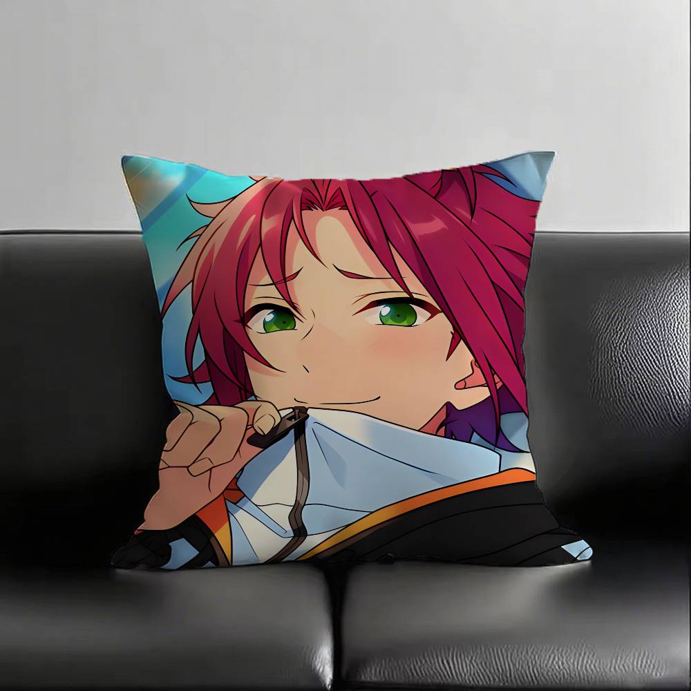 1pc Mao Isara Pillow Case Fashion Square Pillowcase Bedroom Sofa Room Ins Decoration Leisure