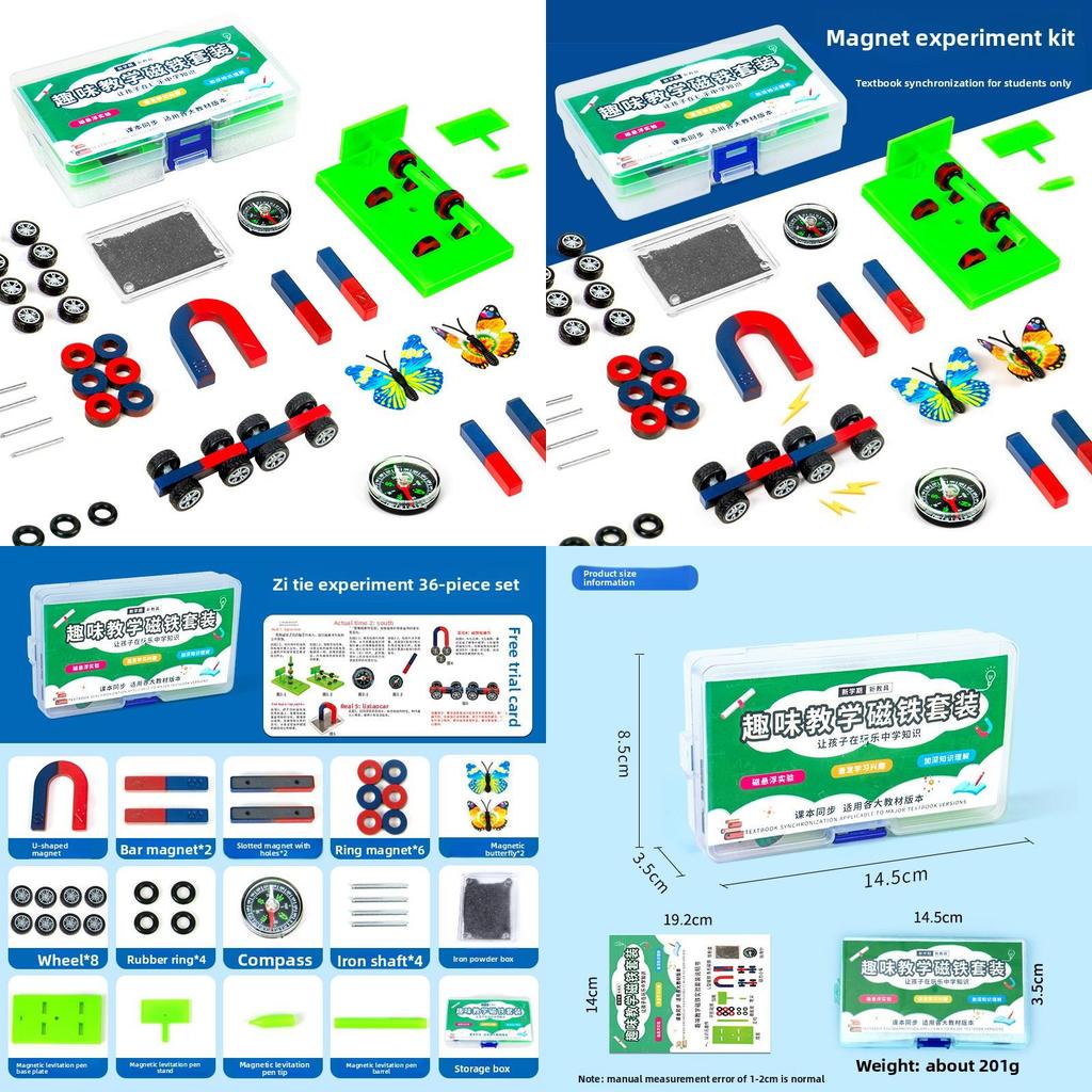 Diy Magnet Science Kit For Kids Physics Learning Fun Educational Toy Material Pack
