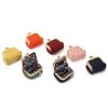Mini Compact Gold Bag Earrings Ring Necklace Jewelry Box Coin Change Bag Premium Portable Storage Bag