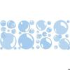 Stickers repositionnables motifs bulles de savon