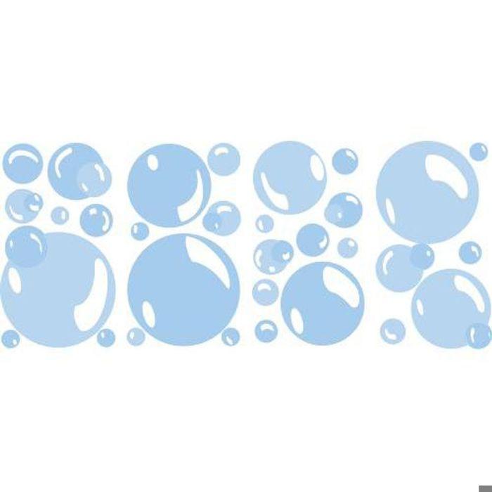 Stickers repositionnables motifs bulles de savon