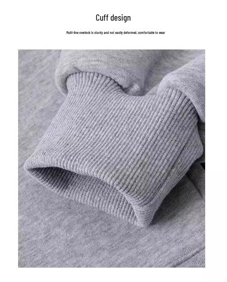 Damen Koreanischer Lazy Style Schweres Fleecegefüttertes Kapuzen-Sweatshirt Cardigan für Frühherbst 2025