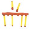 Catching Sticks Game with Remote Control Adjustable Speed Hand Speed Training Toy for Parent Child Interaction Yellow