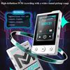 Tragbarer verlustfreier Musikplayer MP3 Walkman mit Bluetooth 5.3 Integriertem 32G Speicher 2,4-Zoll Touchscreen und Aufnahmefunktion
