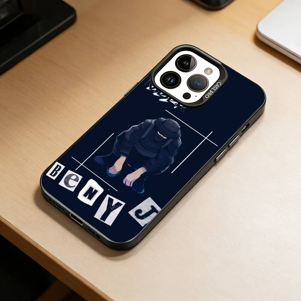 JR-Rapper -BENY JR  Phone Case For iPhone 17,16,15,14,13,12,11 Plus,Pro Max,XS,Colorful Silver Phone Case Funda Cover