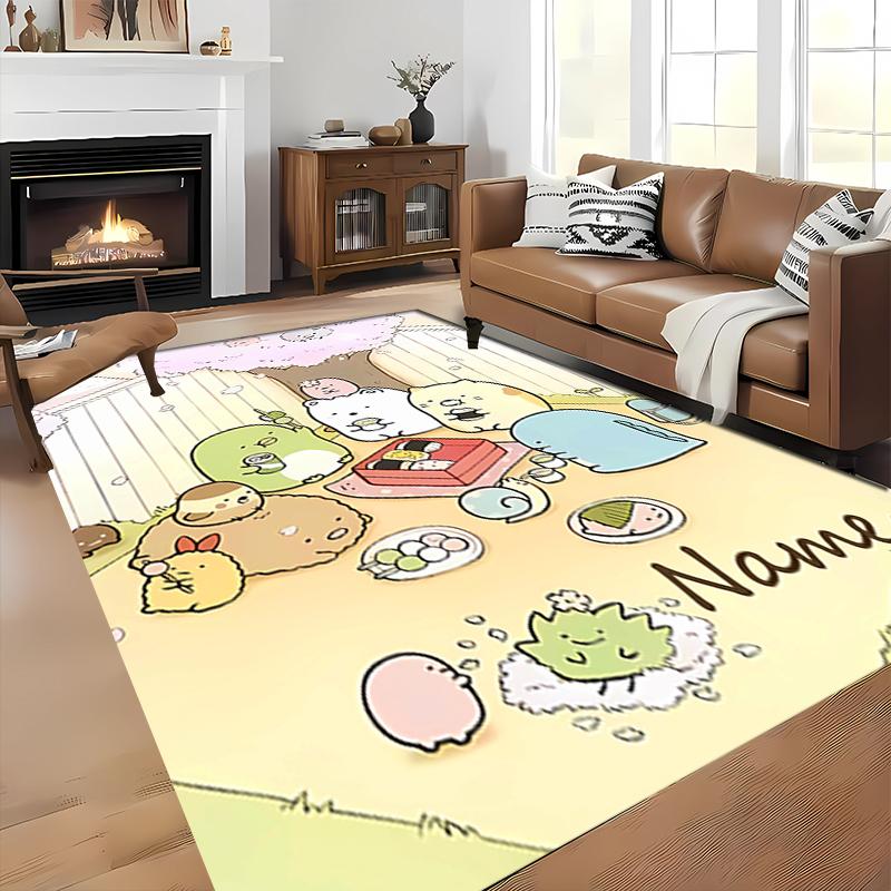 Custom personalization Sumikko Gurashi Area Rug - Perfect For Kitchen, Bathroom,Laundry Room Decor Large Size Available,Gift All Seasons