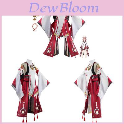 Yae Miko Guuji Yae Kostium Cosplay Mundur Stroje na Halloween