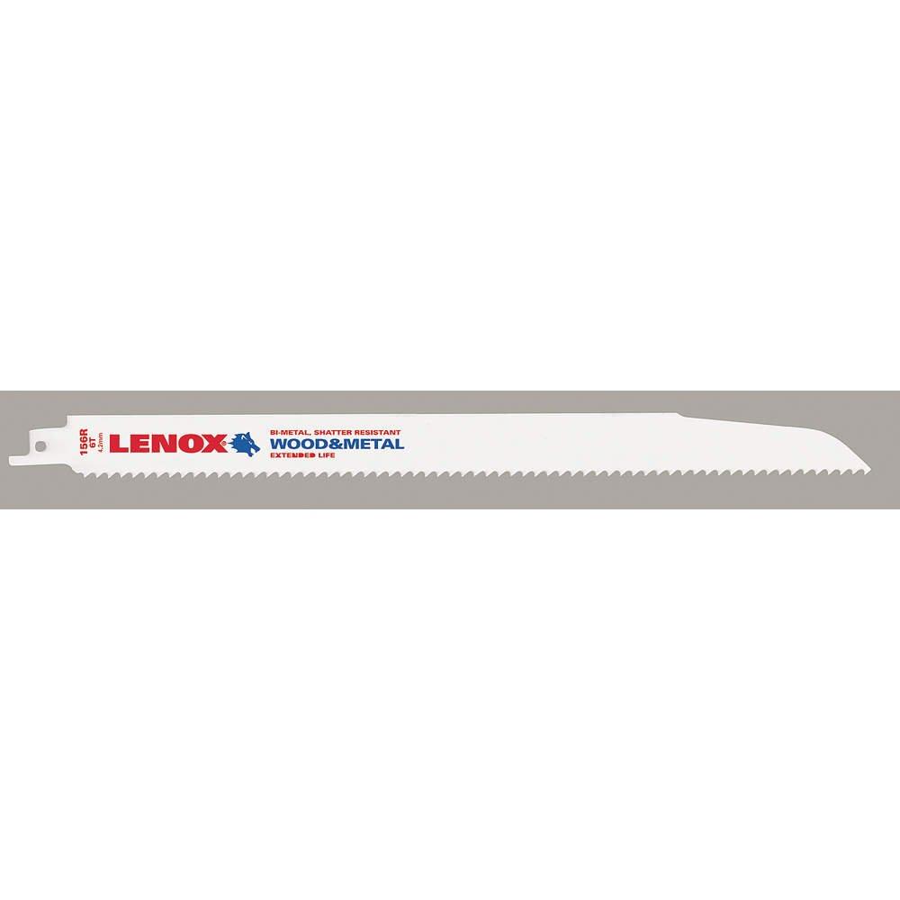 

LENOX Bimetal Saber Saw Blade B156R 300mmX6 threads 25mm 20495B156R