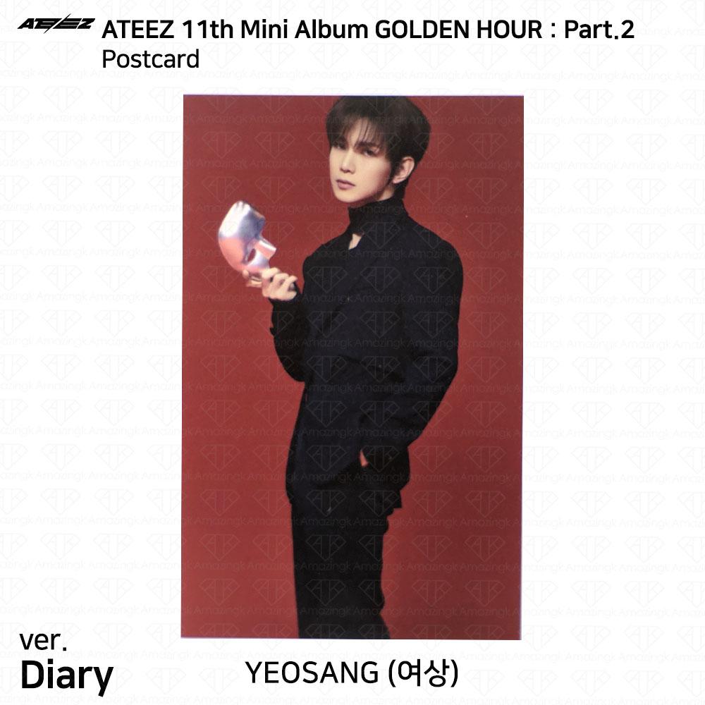 ATEEZ Cel de-al 11-lea Mini Album Ora de Aur Pt.2 Pentru Jurnal pentru Ver Photocard Carte poștală