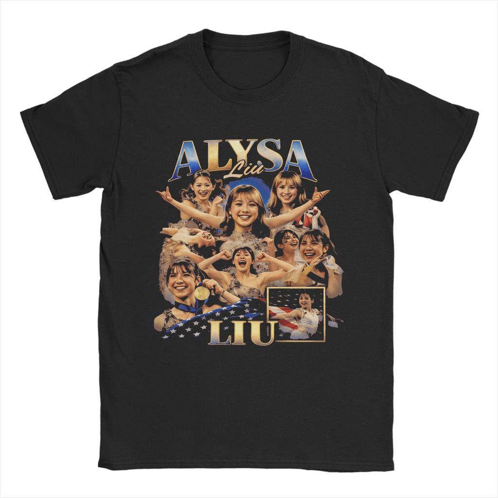 I Heart Alysa Liu TShirt Unisex Funny 100 Cotton Tees Crew Neck Short Sleeve T Shirts Plus Size Tops