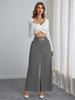 2025 High-Waisted Slimming Chain Ruched Wide-Leg Pants for Spring and Autumn