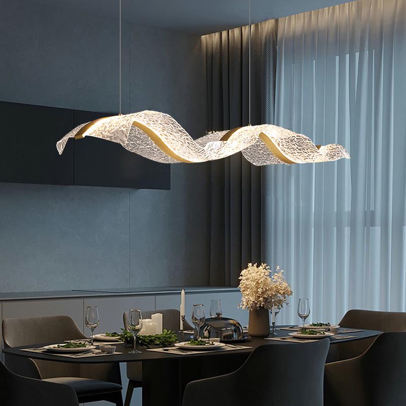 Nordic Starry Sky Wave Chandelier - Modern Designer Lighting for Restaurants, Hotels, Bars, and Tea Rooms