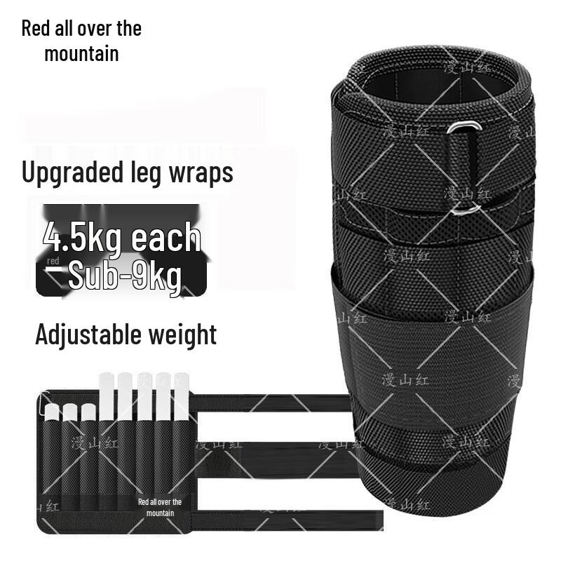 Adjustable Leg Weights with Invisible Steel Plates