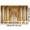 1 Dreamy and Luxurious Golden Palace Photography Background Suitable for Royal Theme Parties Available In Multiple Sizes