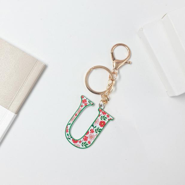 Colorful English Alphabet Keychain & Graduation Gift Accessory