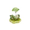 Home Ornaments Desktop Decoration Ceramic Frog Rotating Toys Decorative Laying Frog Statue  Table