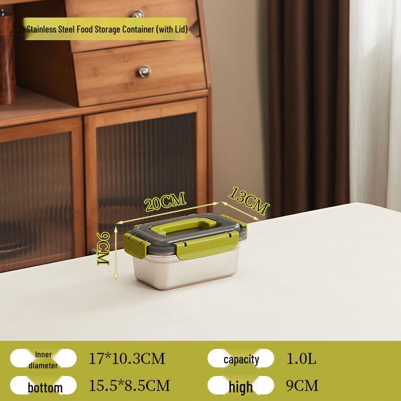 Tengyue 304 Stainless Steel Sealed Lunch Box with Handle