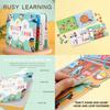 Busy Book For Children Interactive Educational Toy For Ages 4-6 Sensory Learning And Fine Motor Skills Development Yc-72