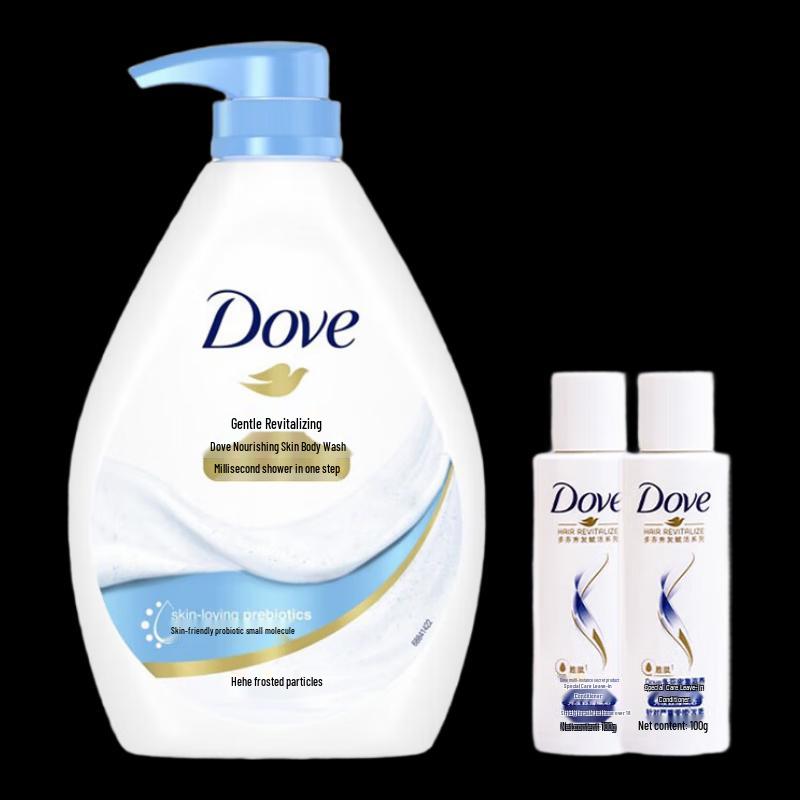 

Dove Deeply Nourishing & Revitalizing Shower Milk with Essence Set