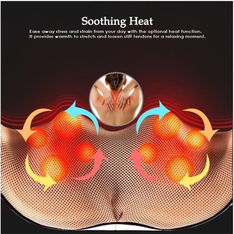 Relieve Pain Physiotherapy Equipment Deep Kneading Neck Shoulder Leg Arm Body Massager Portable Heat Pressing Massage Belt