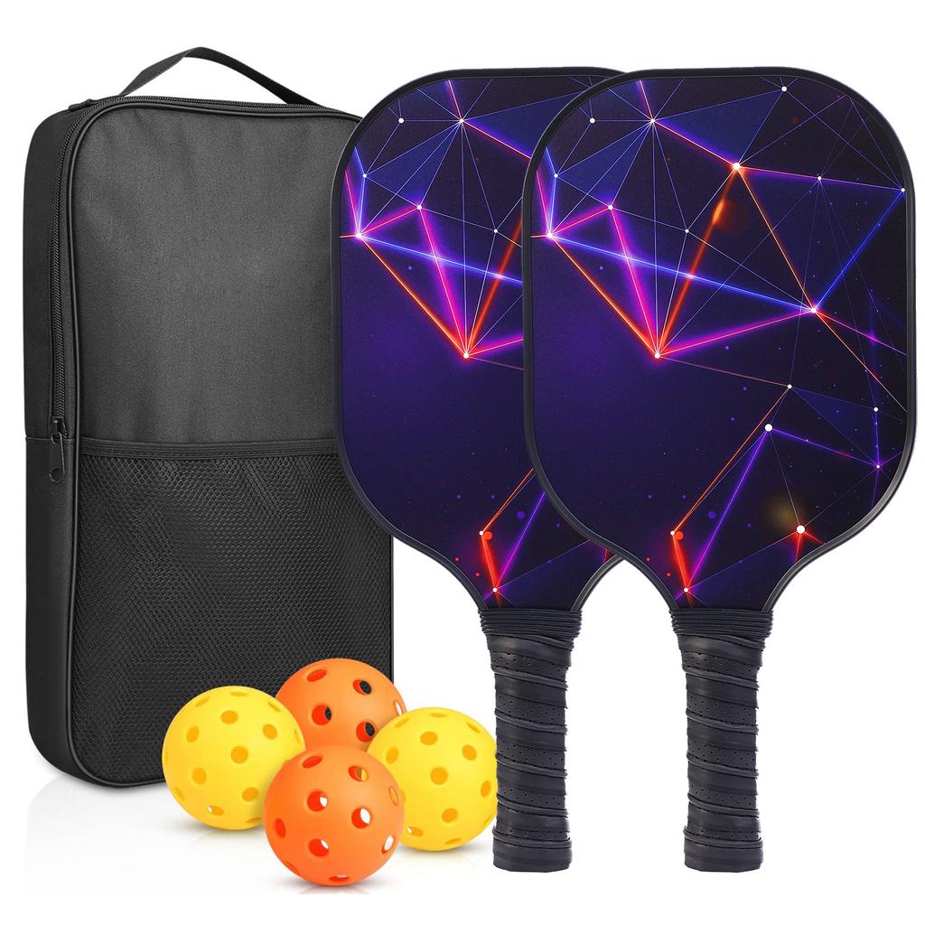 Carbon Fiber Pickleball Paddle Honeycomb Core Outdoor Sports Carbon Composite Paddle For Pickleball Players Durable Lightweight Design