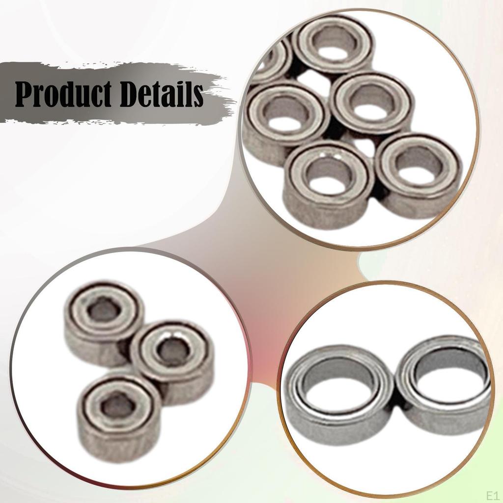 14Pcs Ball Bearings Replacement for 244016 Wear Resistant Metal RC Car Parts 1:24 Easy Installation