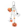 Halloween Pumpkin Skeleton Specters Keychain DIY Accessory With Zinc Alloy Charm For Party Decorations