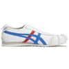ONITSUKA TIGER Dentigre Płócienne Trwałe Buty Skate Niskie Unisex Trampki Niebiesko-Białe 1183B258-100