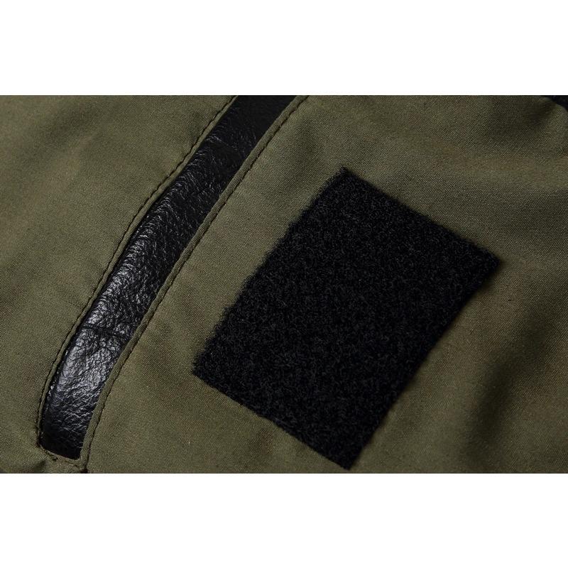 Chinese Size Brown Black Real Cowhide M65 Hunting Leather Jacket Men Genuine Leather Coat Winter Pockets Jackets Jaqueta Masculina De Couro