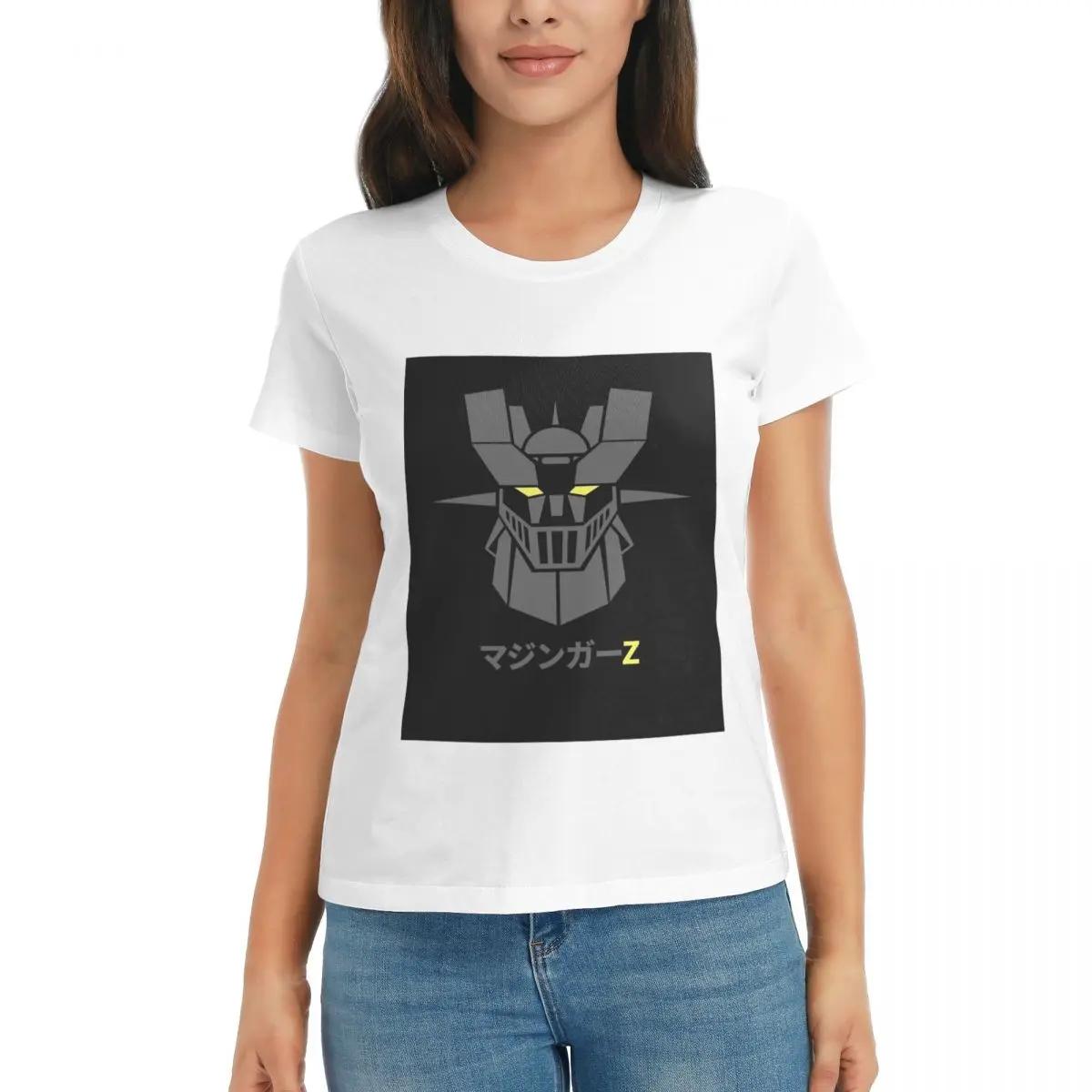 Women TShirt Mazinger Z Goldorak Actarus Grendizer Mask Summer Short Sleeve Tees Round Neck T Shirts Clothes Tops Streetwear S